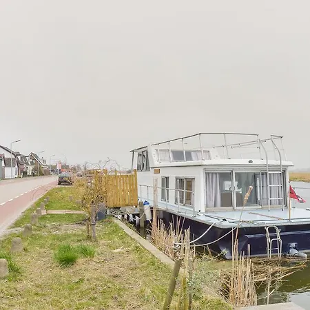 Modern Boat Close To Amsterdam And Haarlem Lijnden